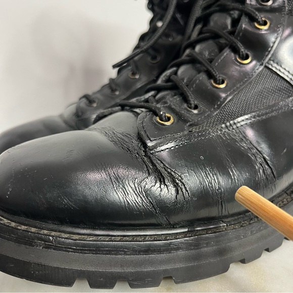 Tactical Boots Fits Mens US 10 Jump Combat Boots Grunge VTG Military Workwear - Picture 9 of 13